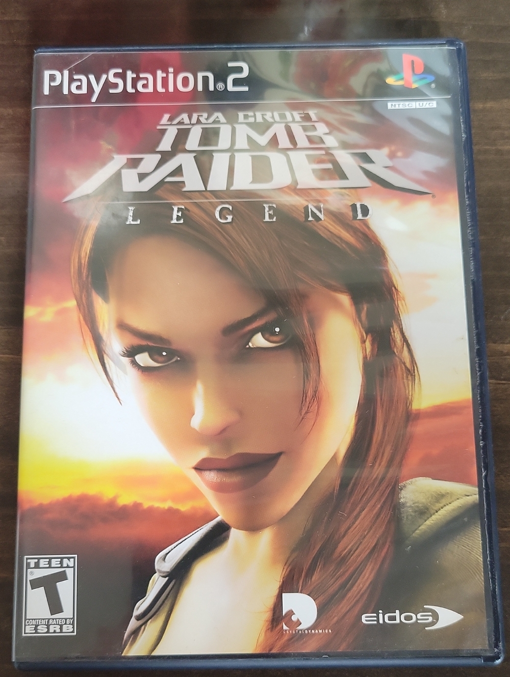 PlayStation 2 Lara Croft Tomb Raider: Legend - Black Game Case, Artwork & Manuel